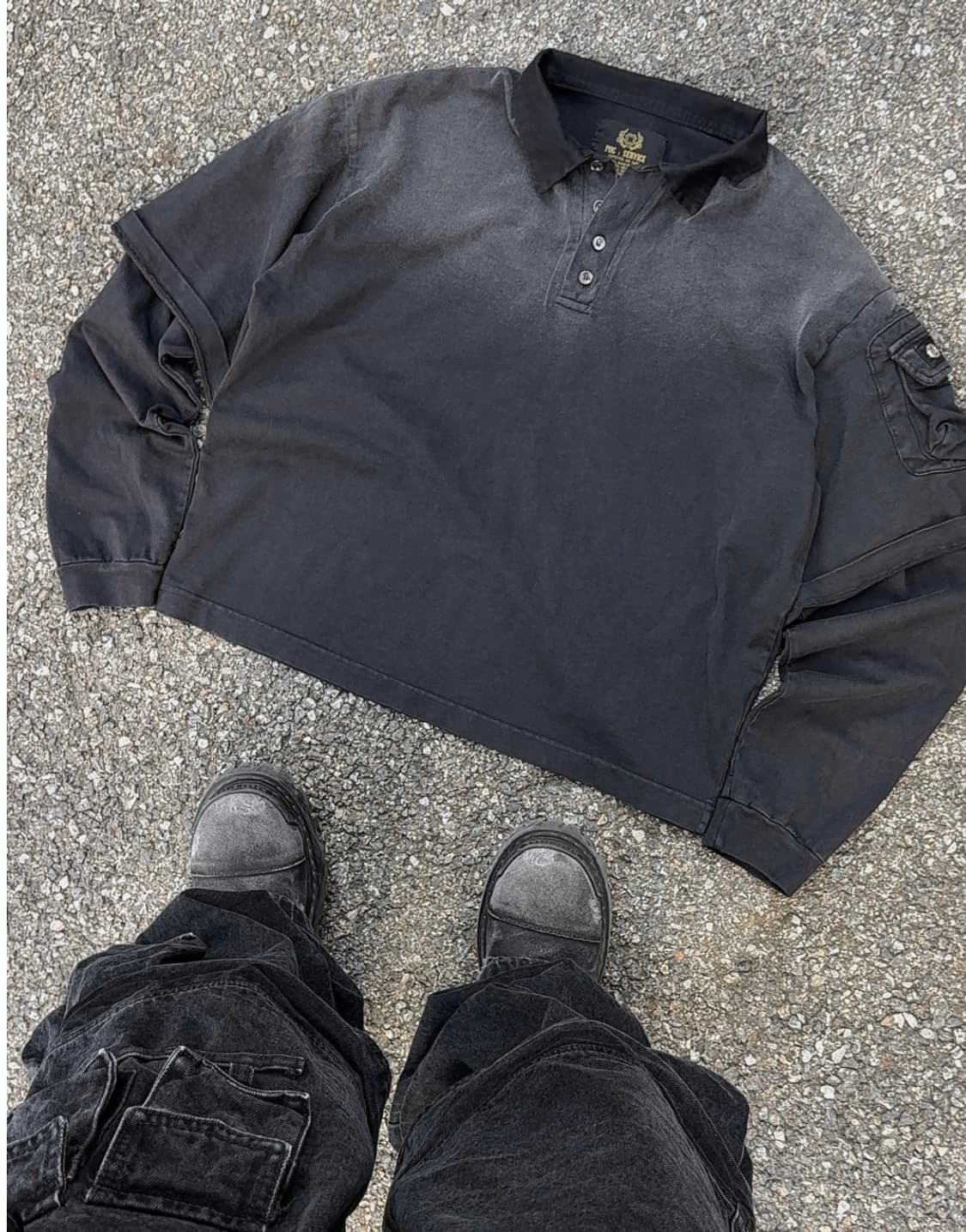 POGSERVICE MILITARY LAYERED SLEEVE 상품이미지1