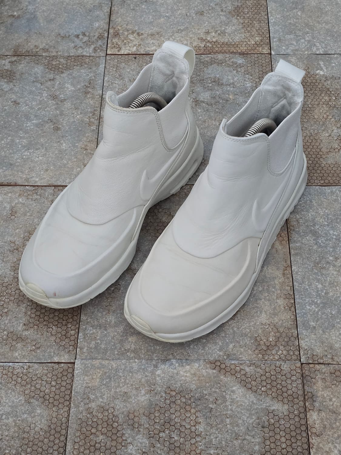 (240)나이키 에어맥스 테아 미드 피나클 레더 화이트 상품이미지1