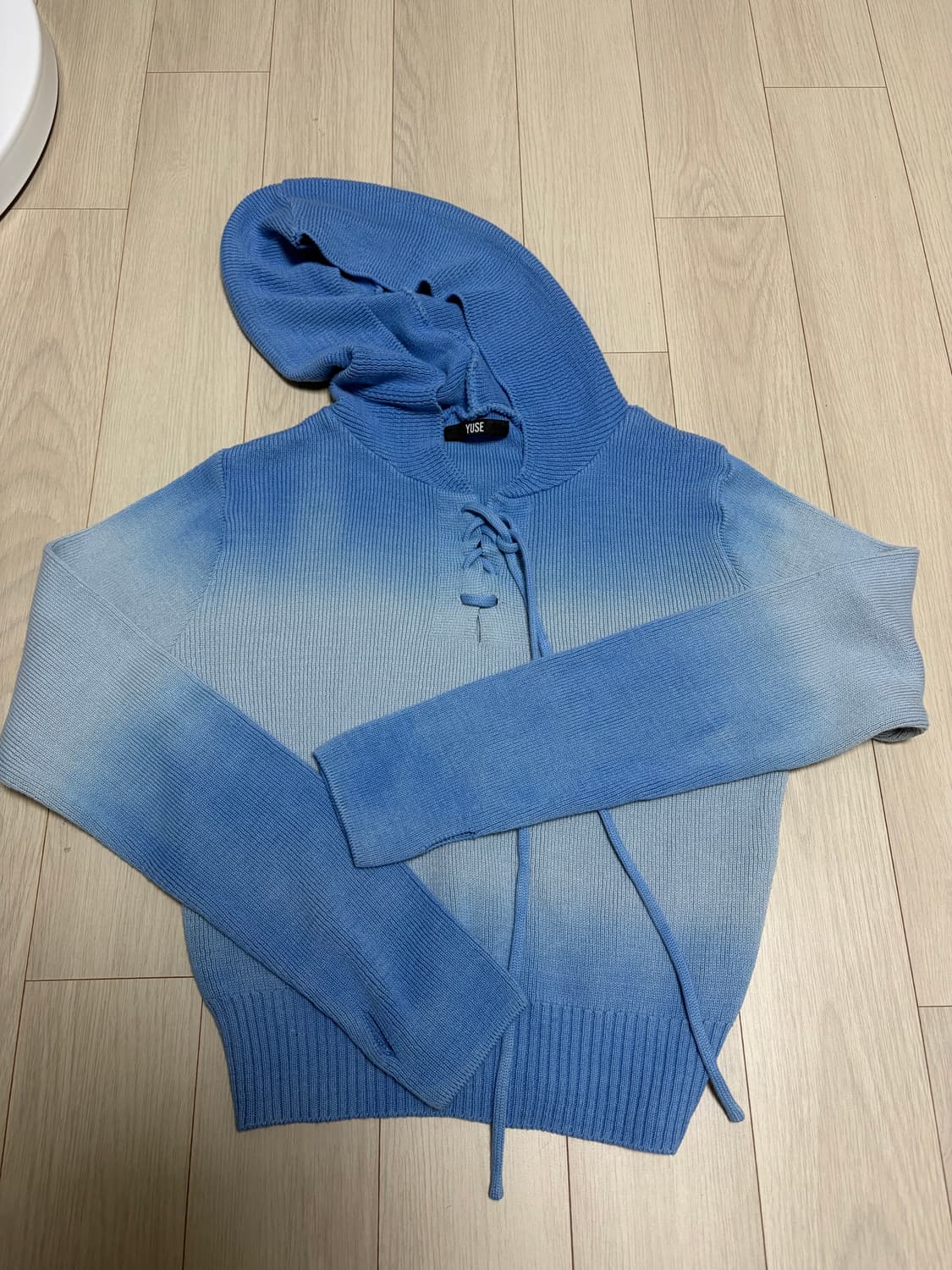 유즈 YUSE 니트후드 상품이미지1