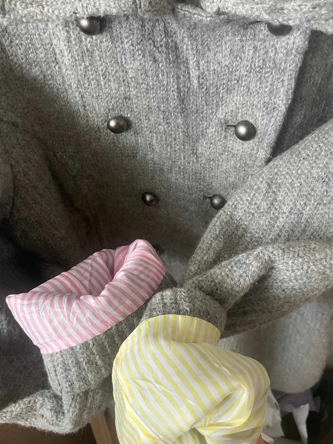 모리걸 빈티지 도쿄모리 그레이 투버튼 코트 🤍🩶 상품이미지4