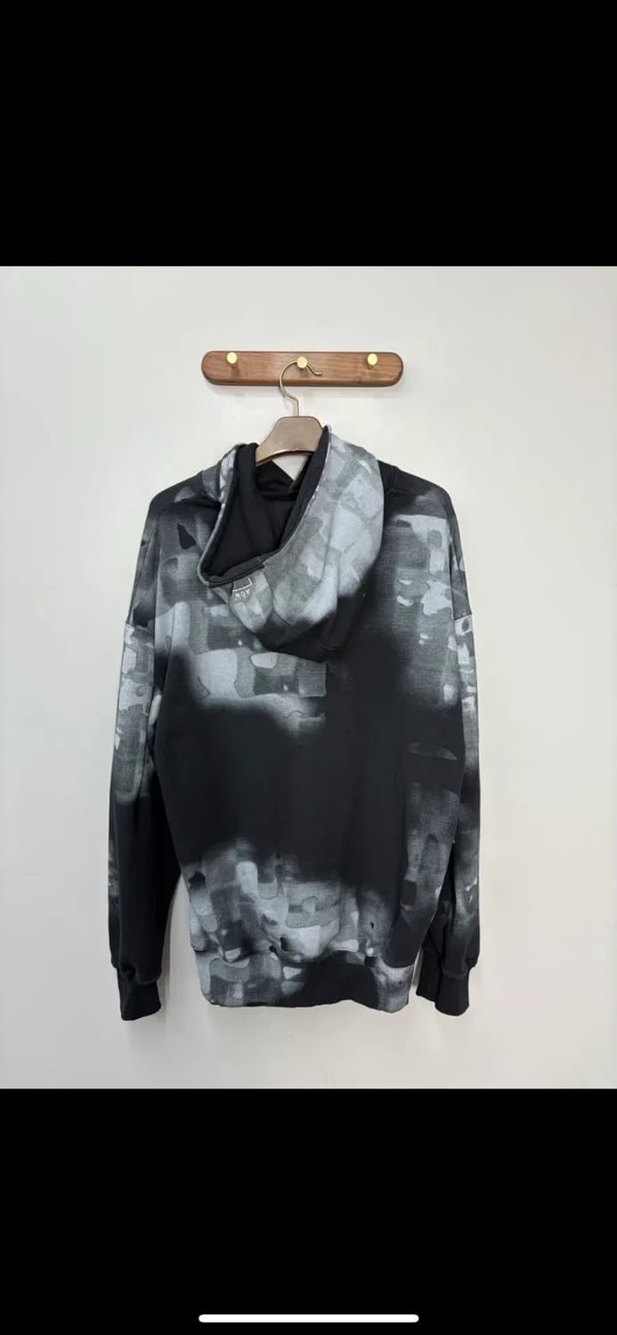 어콜드월 블랙 브러시 스트로크 후드티 H1719 상품이미지5