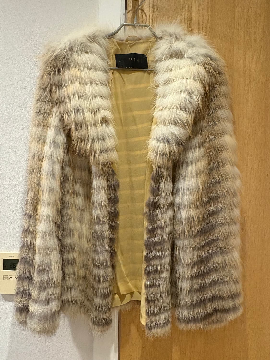 폭스 퍼 오간자 자켓  상품이미지1