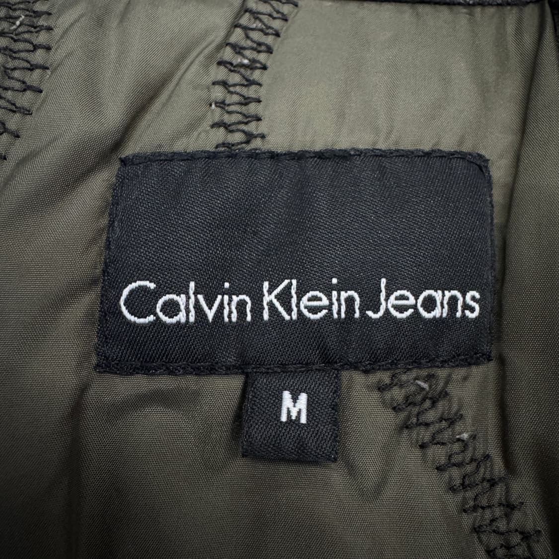 캘빈클라인 Y2K 투포켓 코튼 바이커 집업 자켓 상품이미지7