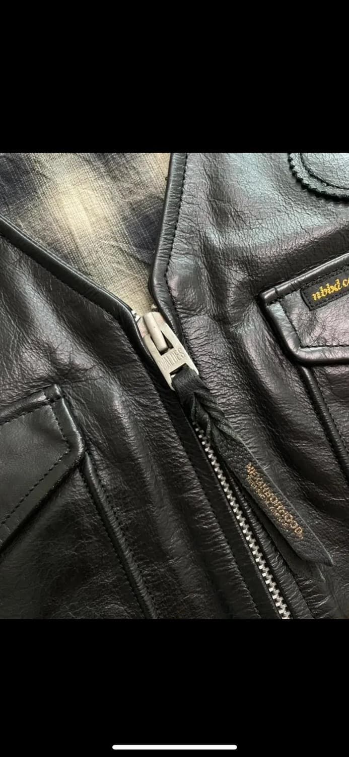 네이버후드 레더 베스트 L 상품이미지4