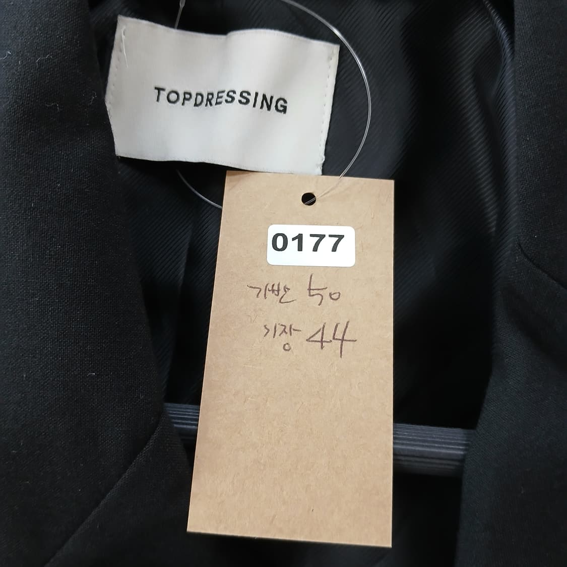 TOPDRESSING 크롭 반팔 자켓 블랙 상품이미지8