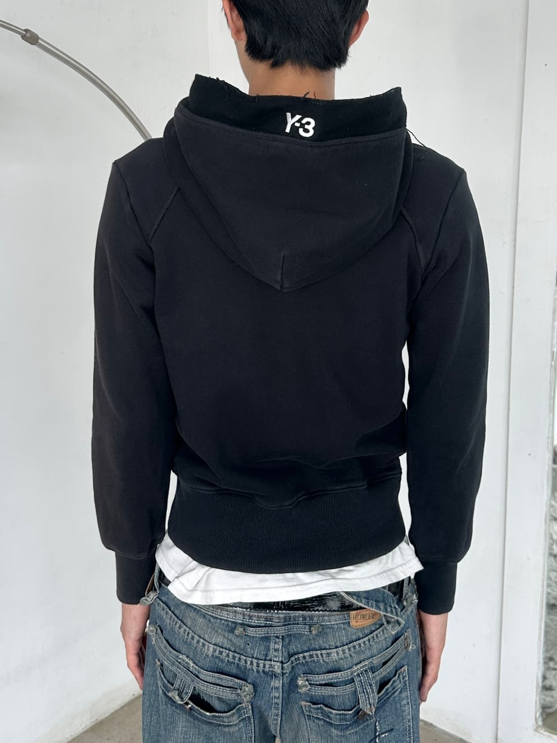 Y-3 로우컷 스웻 후디 집업 상품이미지2