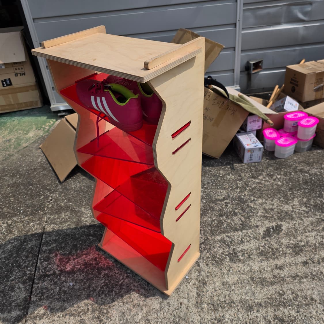 커스텀 원목 슈즈렉 신발장 상품이미지2