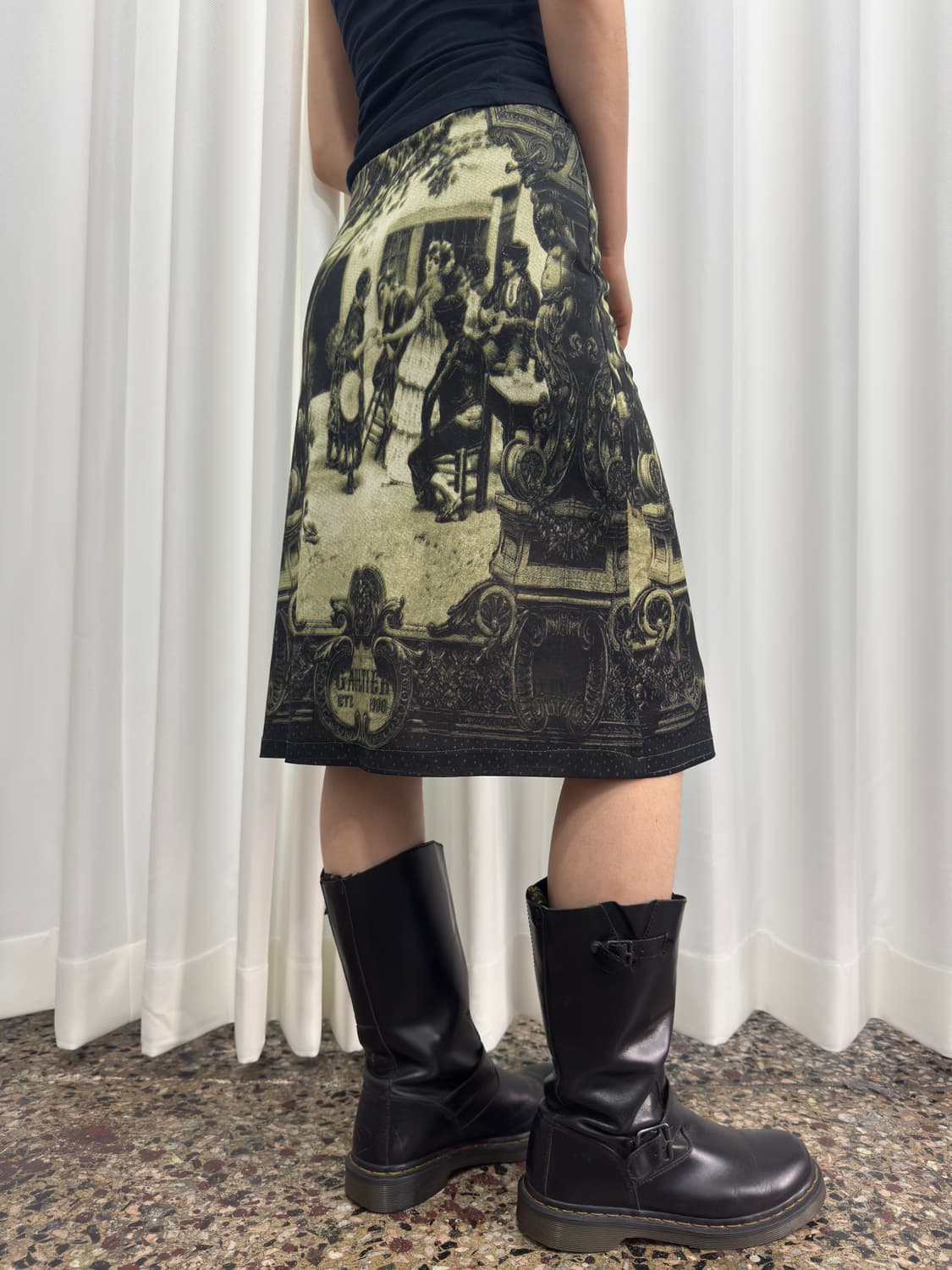 printing midi skirt 상품이미지5