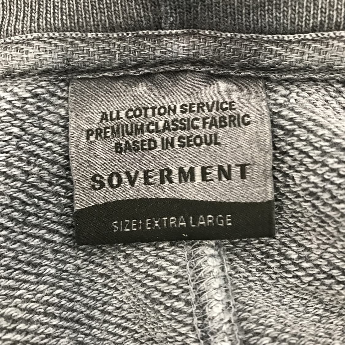 소버먼트 투웨이 피그먼트 후드집업 스톤네이비 [XL] 상품이미지5