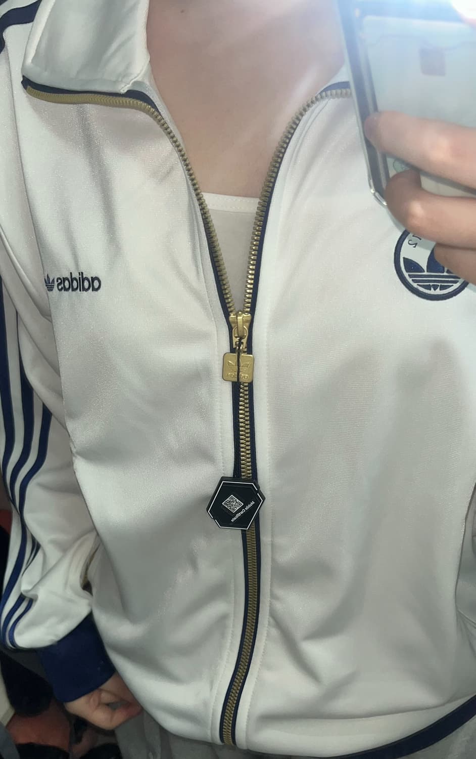 adidas firebird track top cloud white 상품이미지2