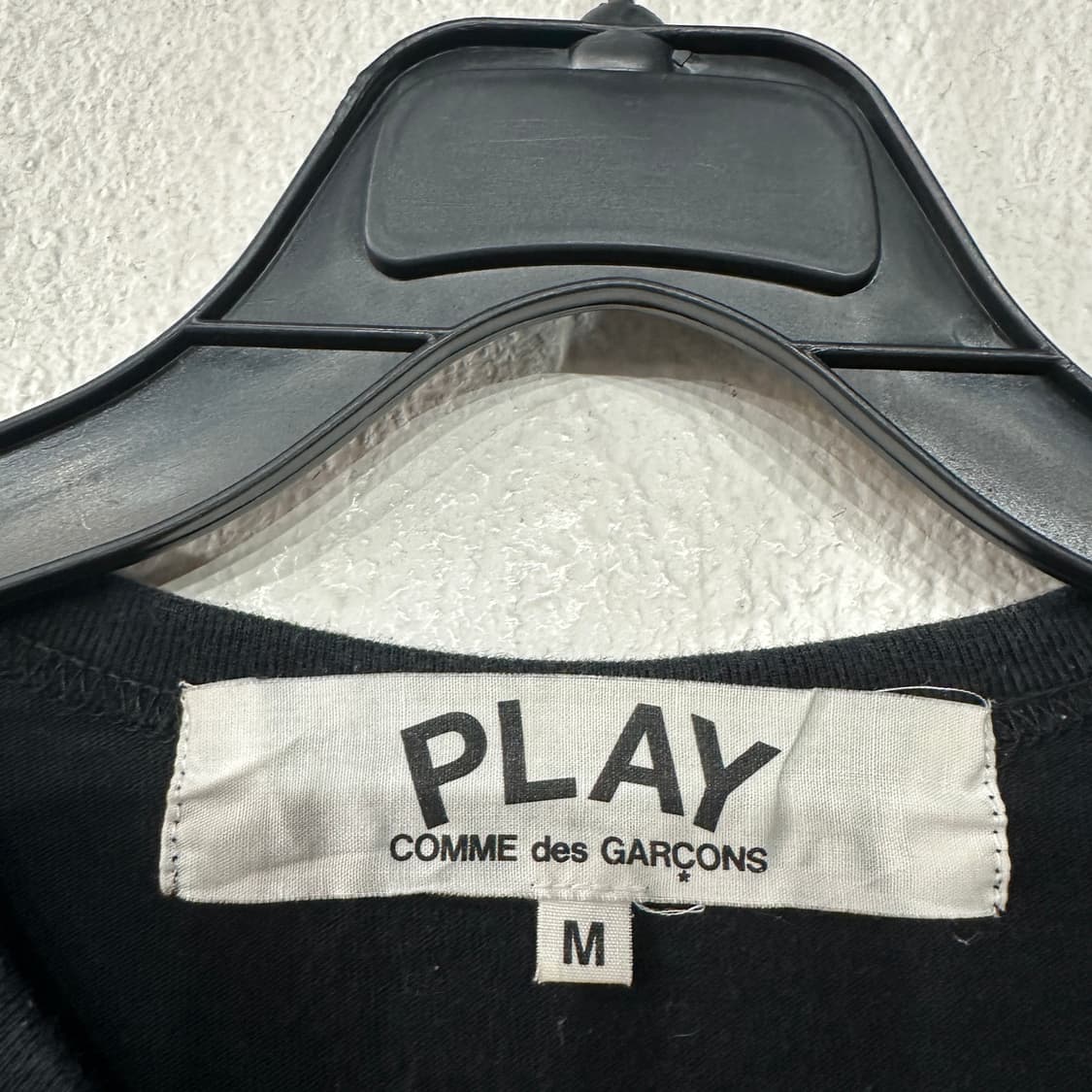 꼼데가르송 레드와펜 긴팔티 M 상품이미지3