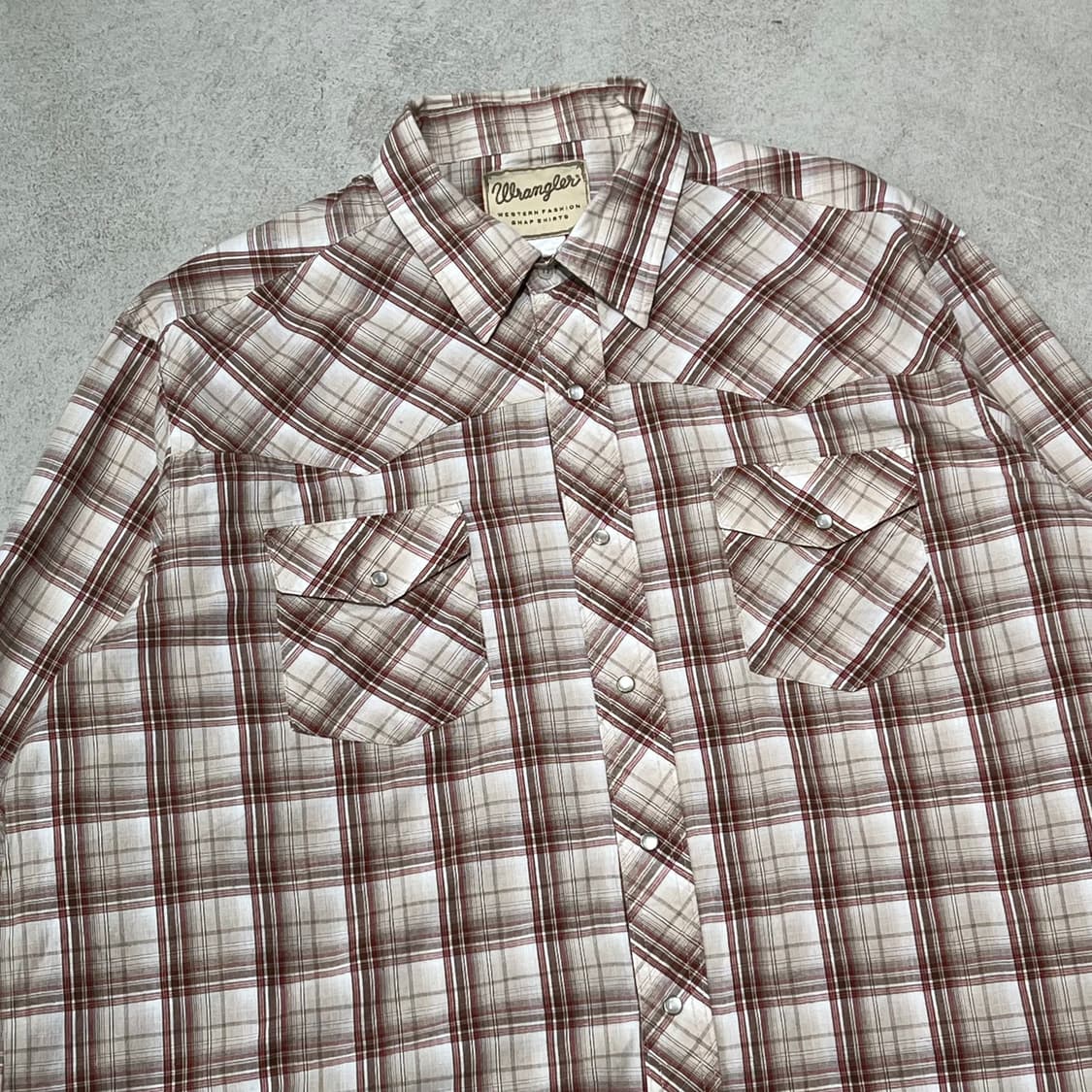 랭글러 웨스턴 체크셔츠 s10760 상품이미지3