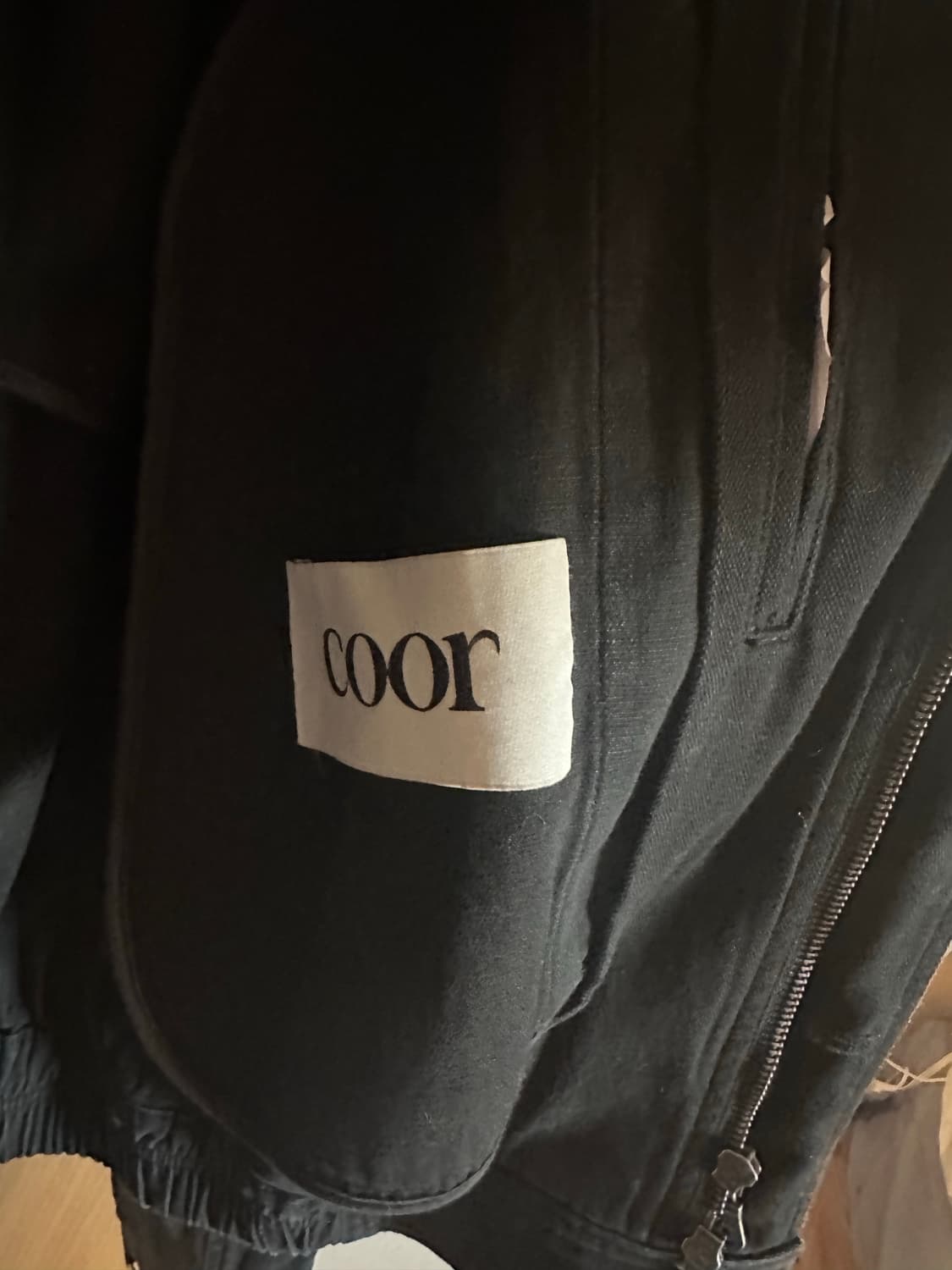 쿠어 데님 자켓 블랙 상품이미지2