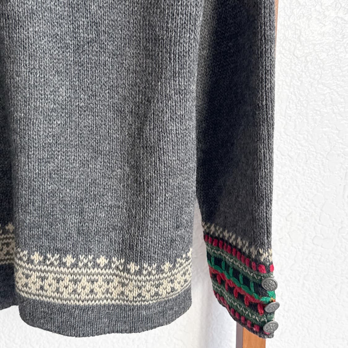 Norwegian Holiday Knit Cardigan 상품이미지7