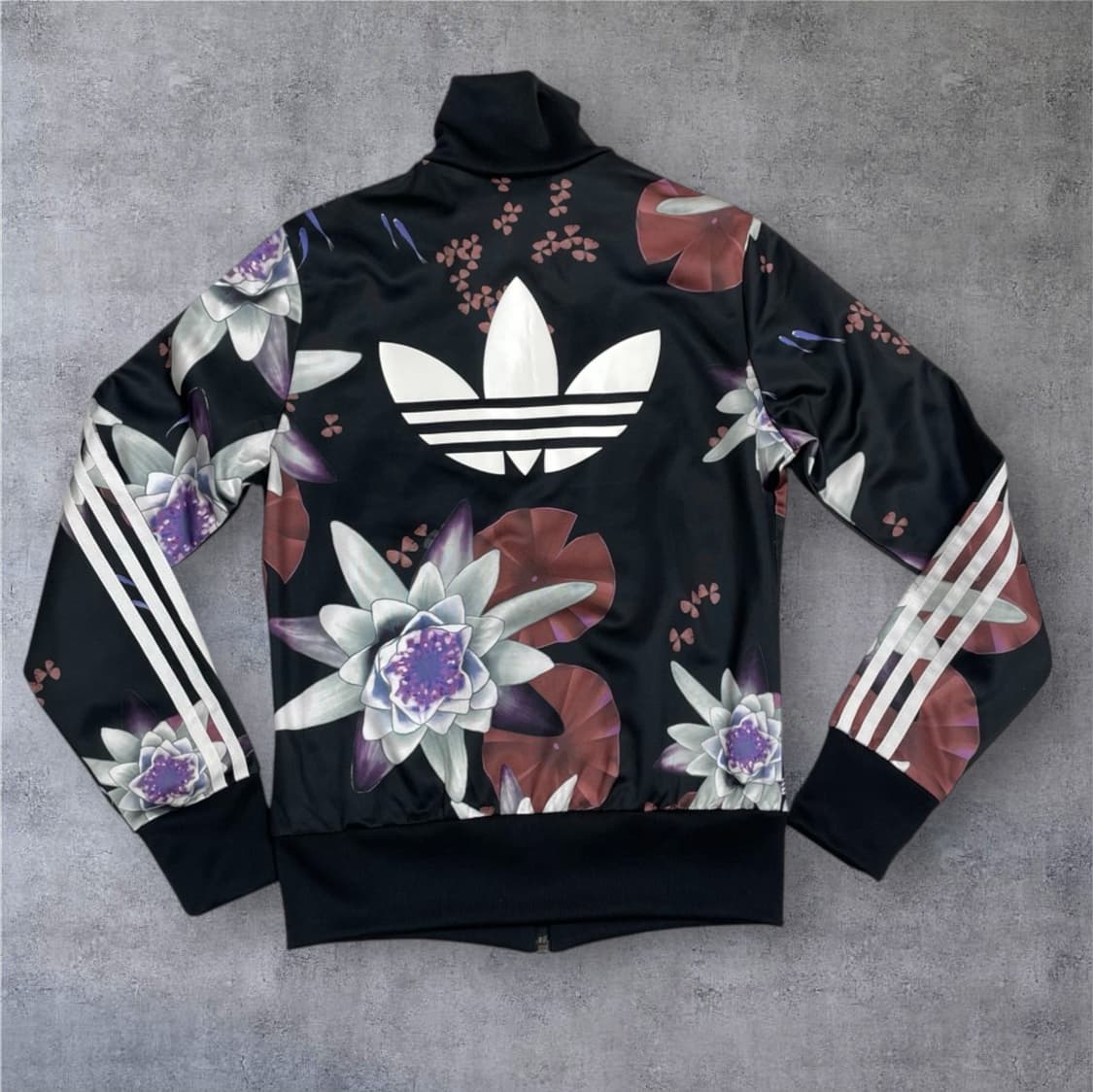 아디다스 Adidas 블랙 로터스 플라워 파이어버드 트랙탑 져지 85 상품이미지5