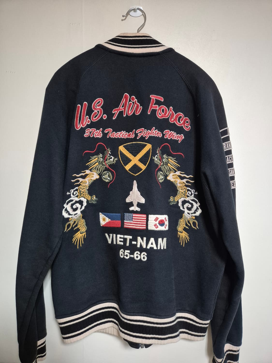 아비렉스 미 공군 자수 집업 상품이미지2