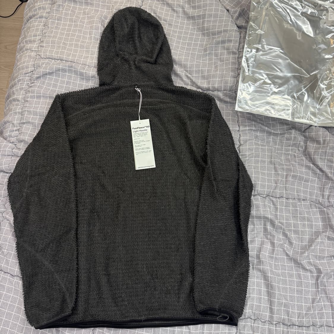 [xl] 새티스파이 퍼즈플리스 AD 라이트 후드 팬텀 새상품급 상품이미지2