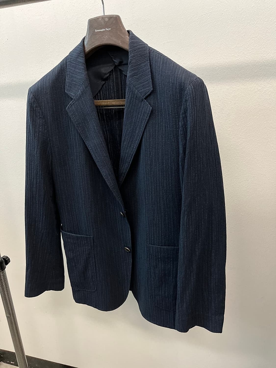 100) 타임 플리츠 시어서커 자켓  상품이미지1