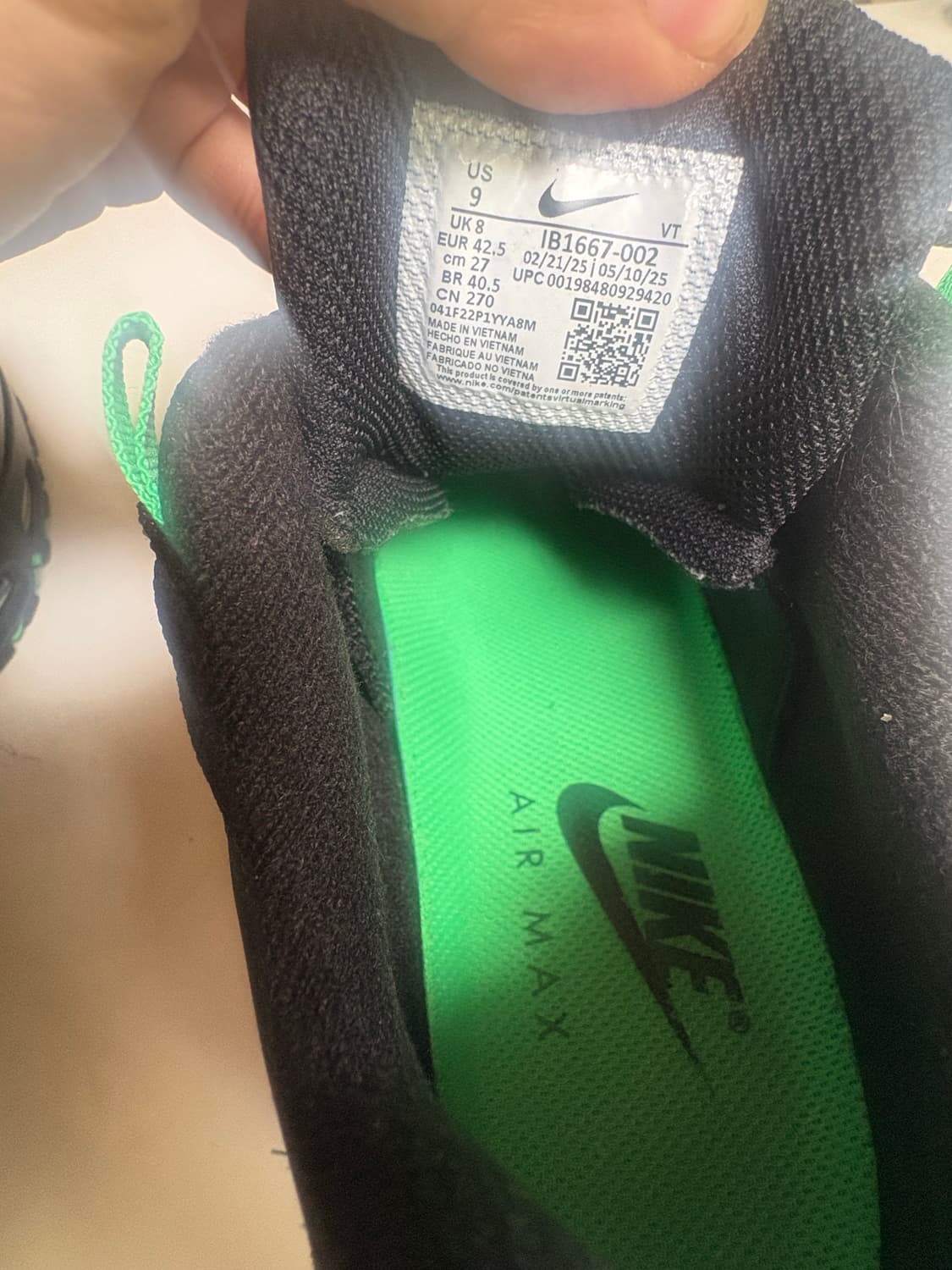 나이키 에어맥스 95 블랙펄그레이 270 상품이미지6