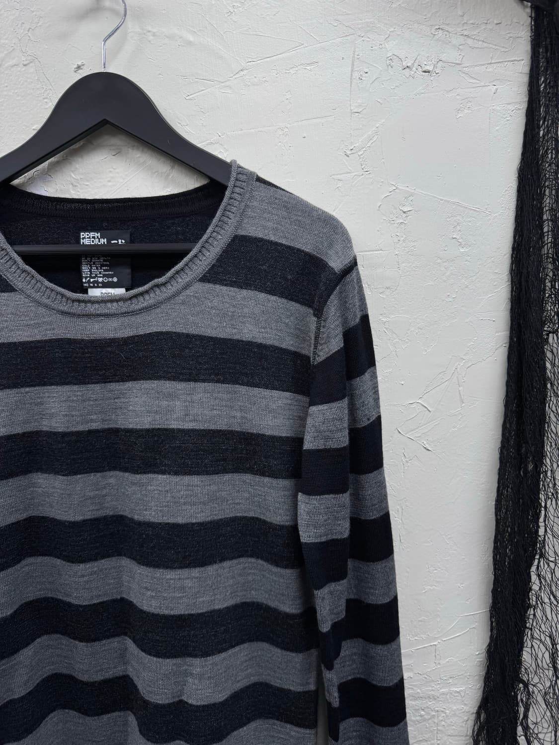 Ppfm gray stripe knit 상품이미지4