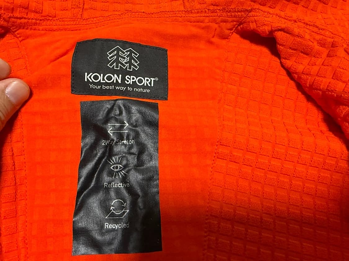 코오롱 스포츠 후드 집업 자켓 여성용 95호 66사이즈 상품이미지4