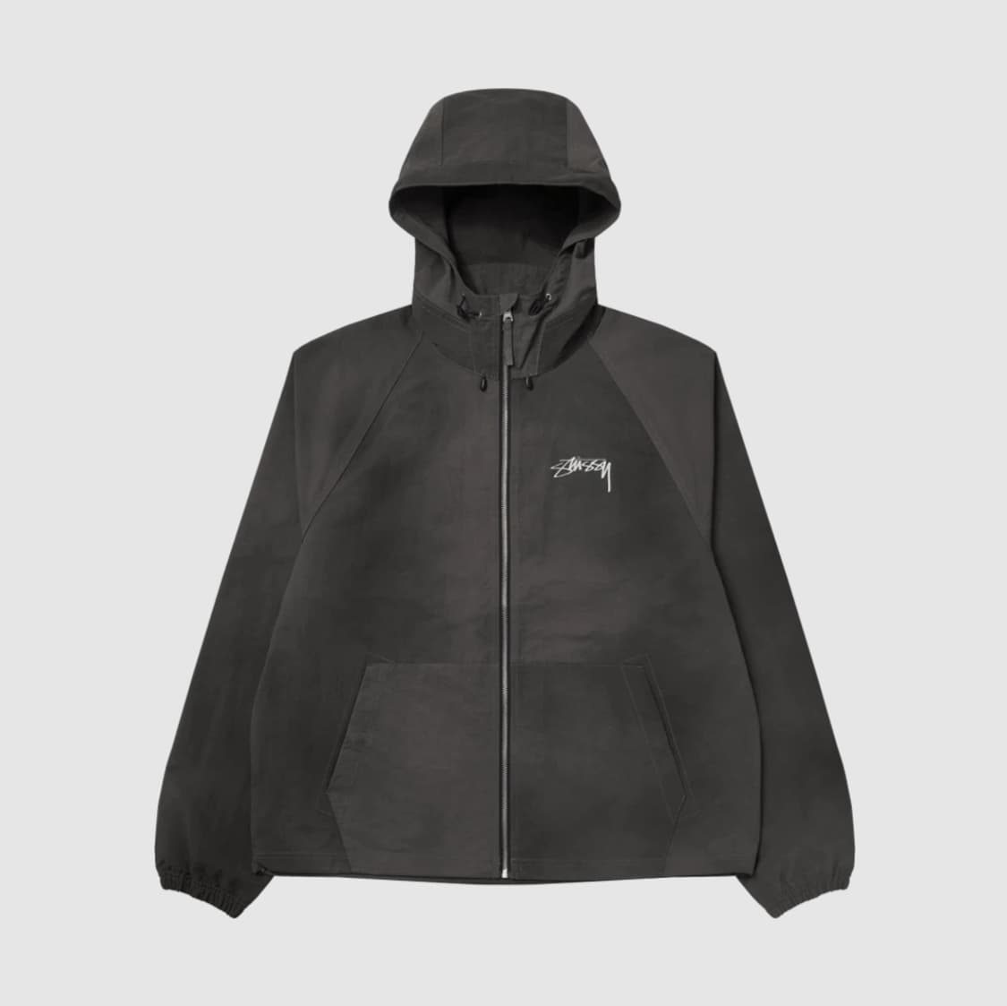 L 미개봉) 스투시 웨이브 다이 비치 쉘 자켓 블랙 115745 새제품 상품이미지1