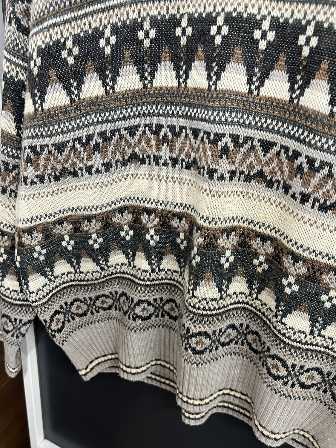 The ITALIAN Vitage 빈티지 패턴 울 니트 상품이미지3