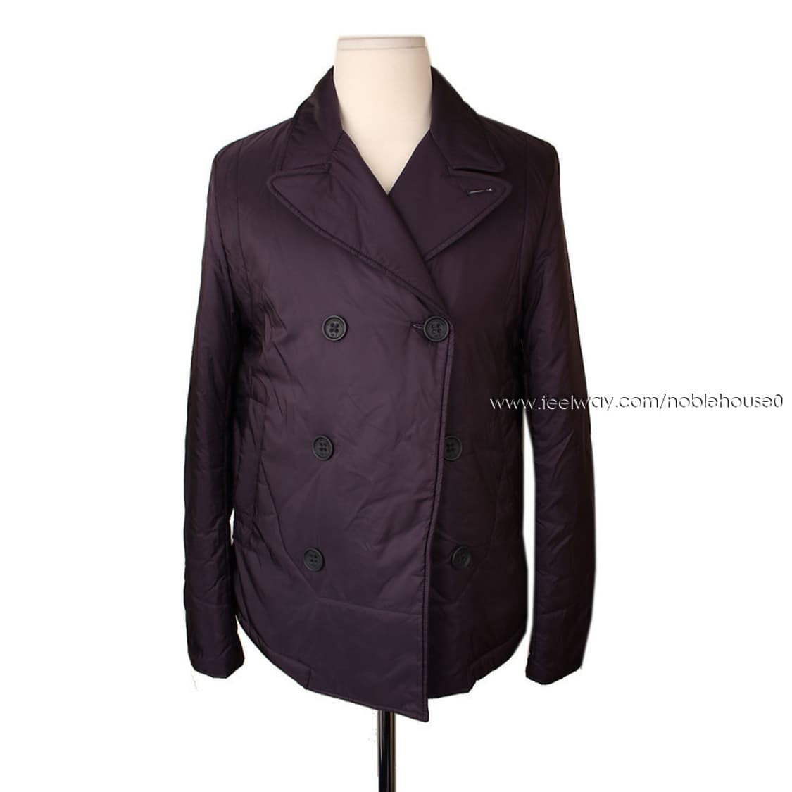 폴스미스 퍼플 더블버튼 패디드 자켓(M) 상품이미지1