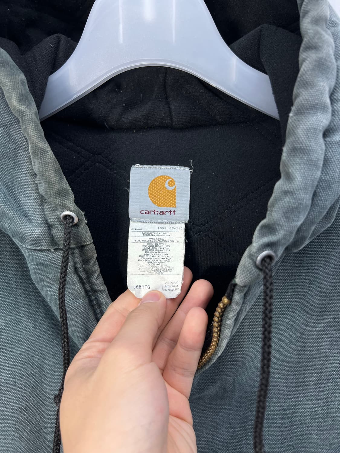99s) Carhartt J68 HTG (헌터그린 2XL) USA 상품이미지6