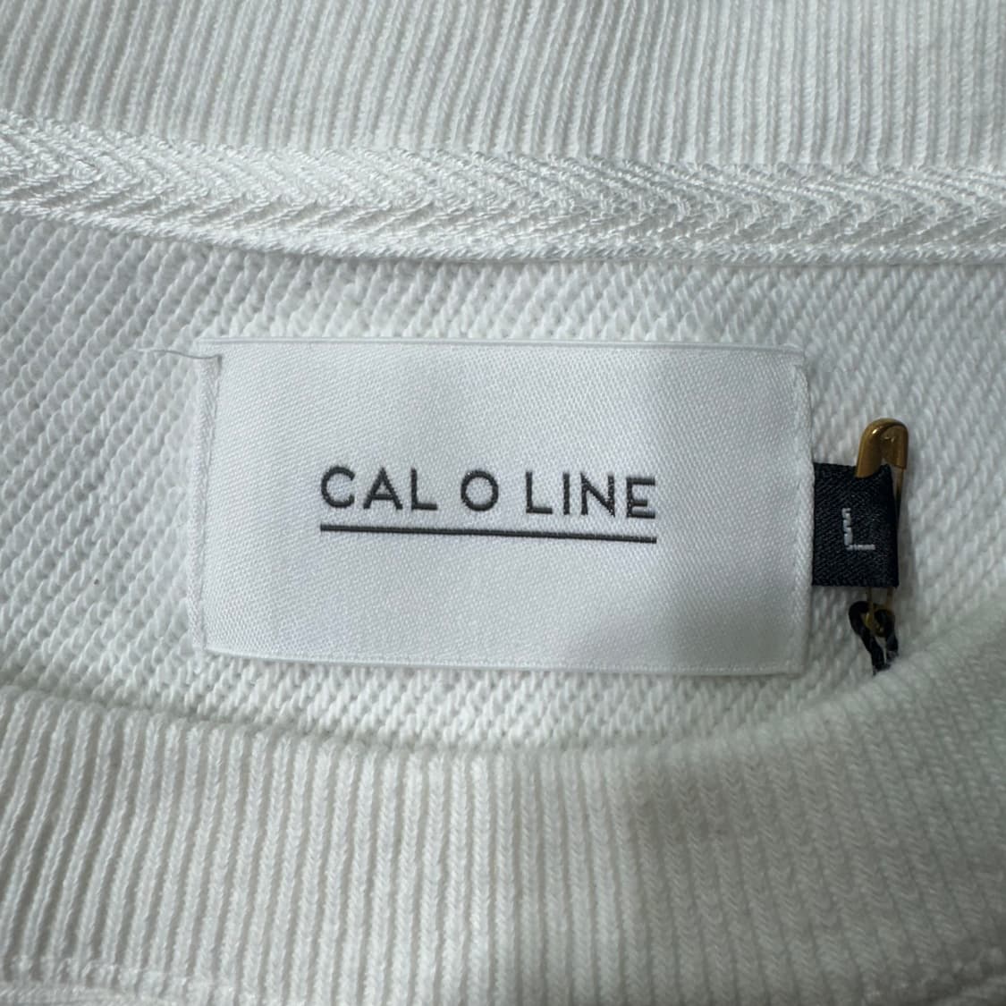 CAL O LINE 스웻 화이트 ( L/OLD-8068 ) 상품이미지3