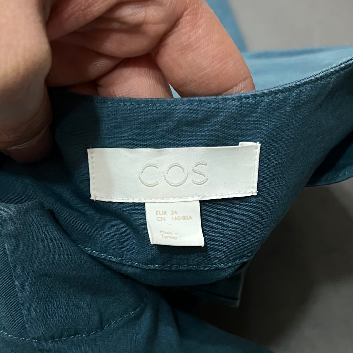  코스 히든버튼 하프 셔츠 원피스 y15941 상품이미지6