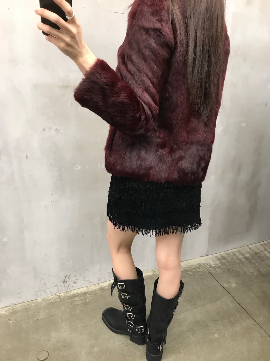 Fringe banding skirt pants 상품이미지5