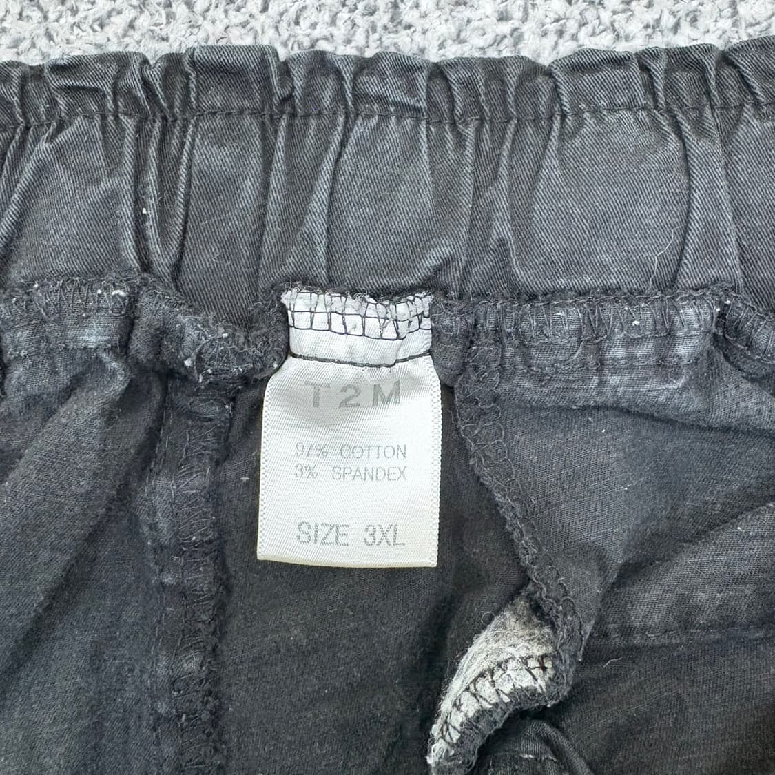 3XL 빈티지 밴딩 면바지 0601J2 상품이미지3