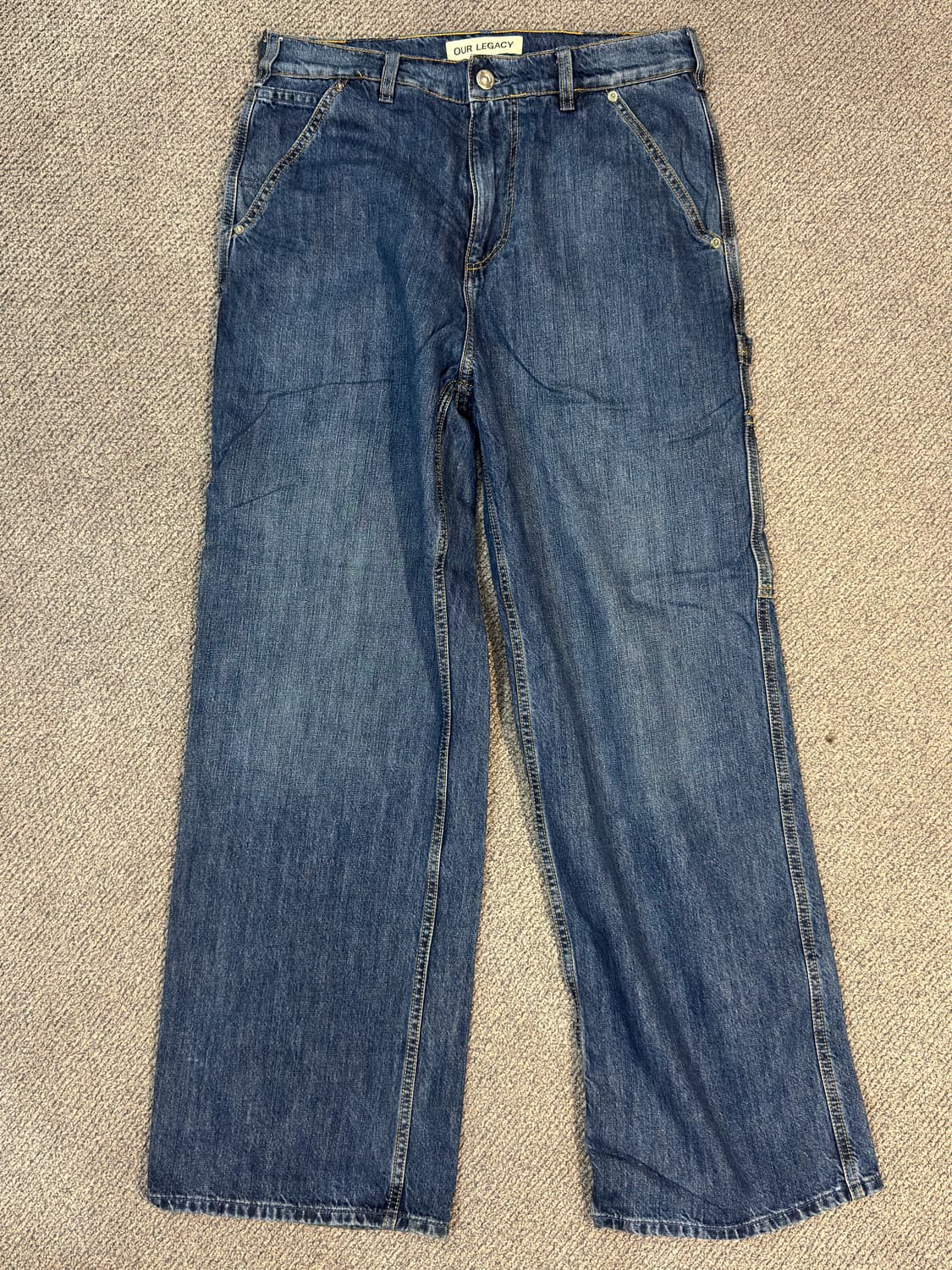 아워레가시 데님 셋업 재킷 48 팬츠 46 상품이미지6