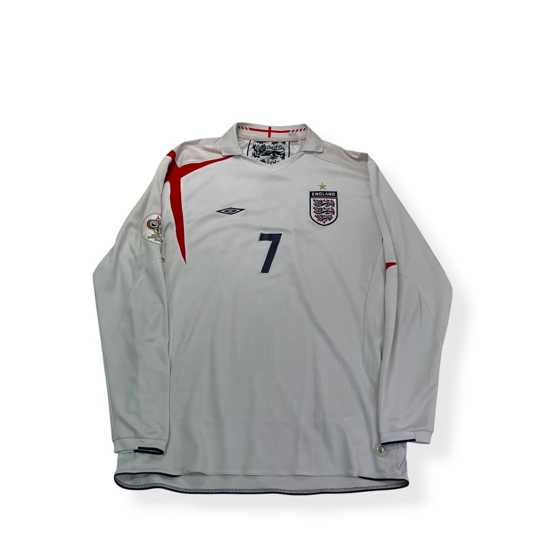 100 엄브로 잉글랜드 베컴 복각 긴팔 유니폼 상품이미지2