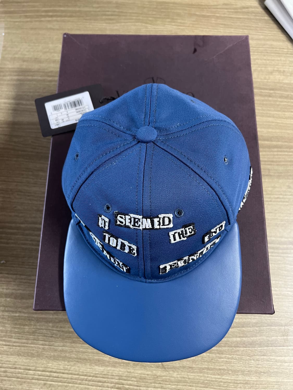 발렌티노 램스레더 패치캡/레어 상품이미지7