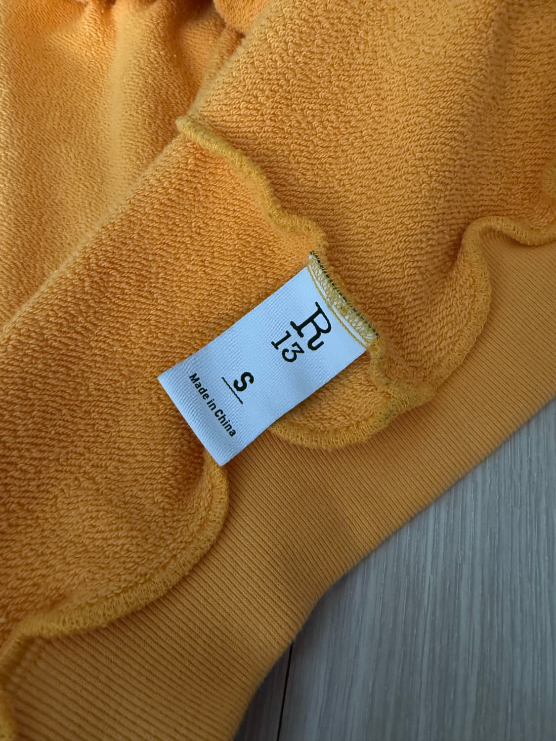 R13 16ss 옐로우 카모 아부 후디 재킷 상품이미지8