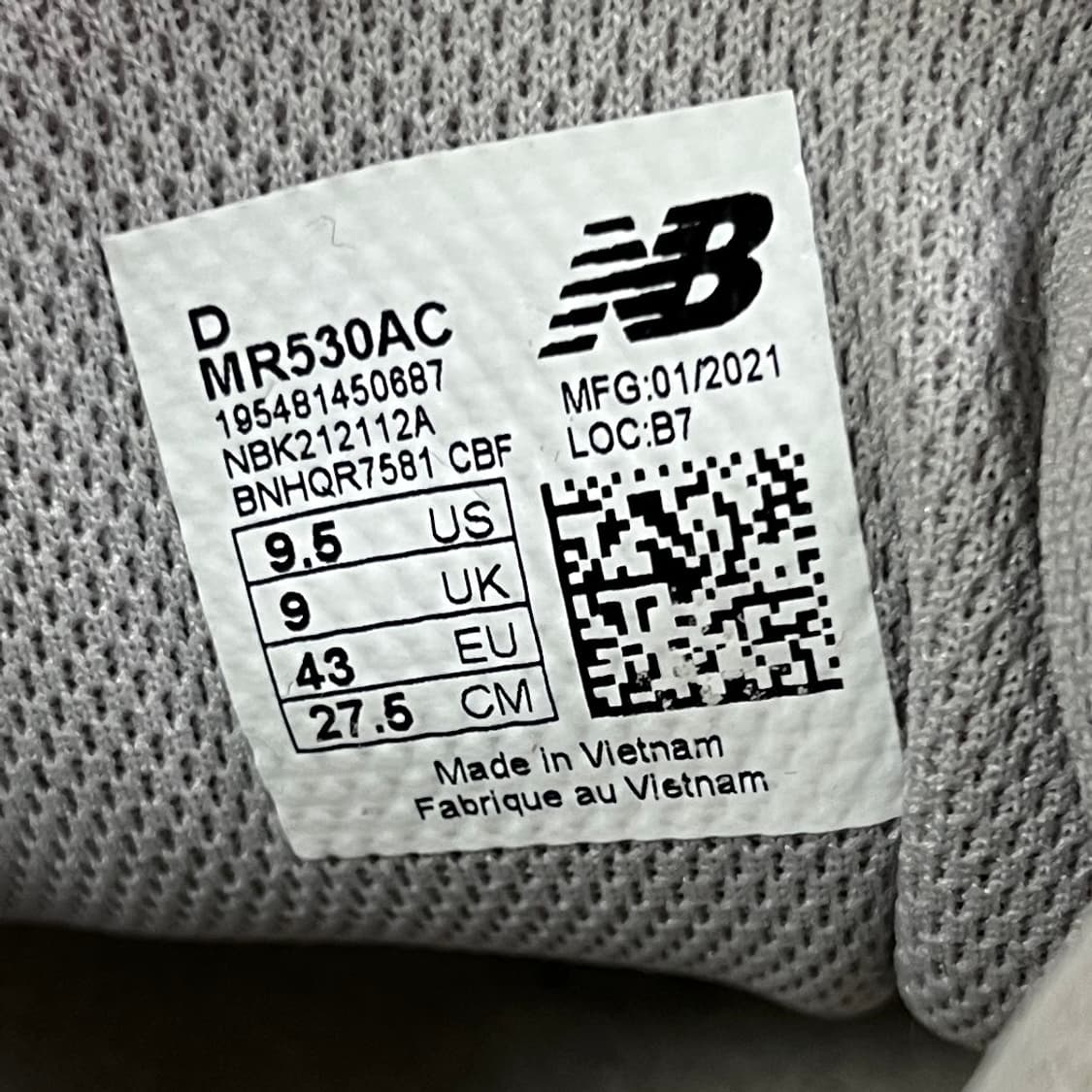 뉴발란스 530 화이트 오렌지 27.5cm 상품이미지8