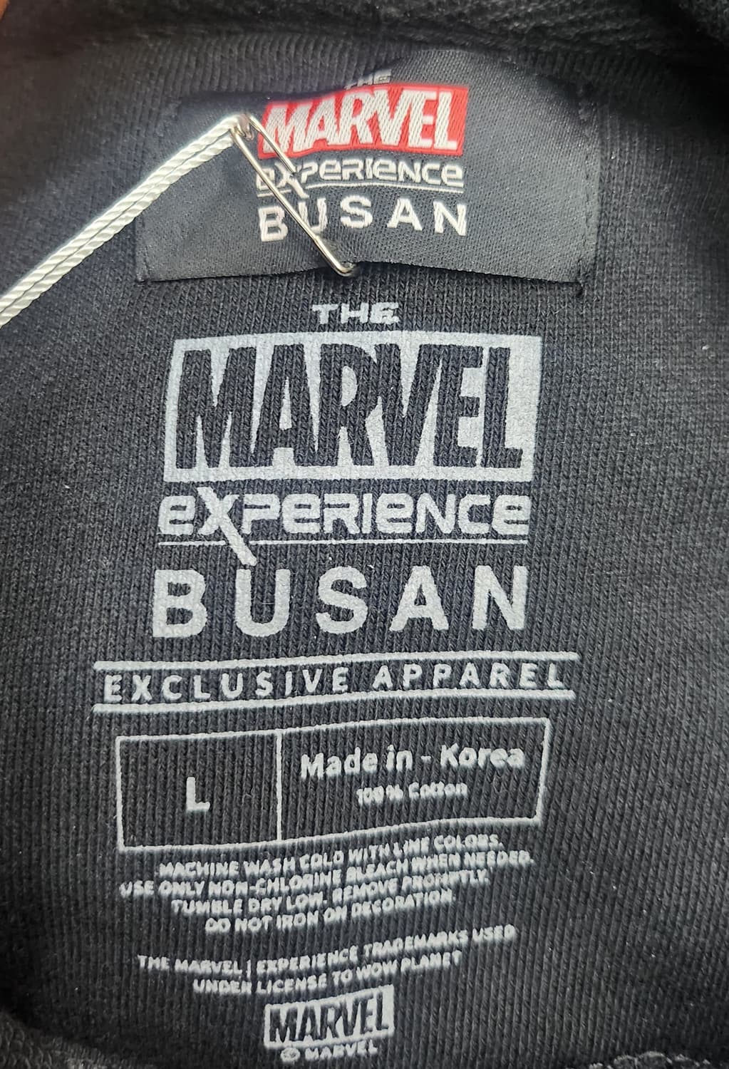 (새상품) 마블 X 부산 익스피리언스 후드티 L 상품이미지4