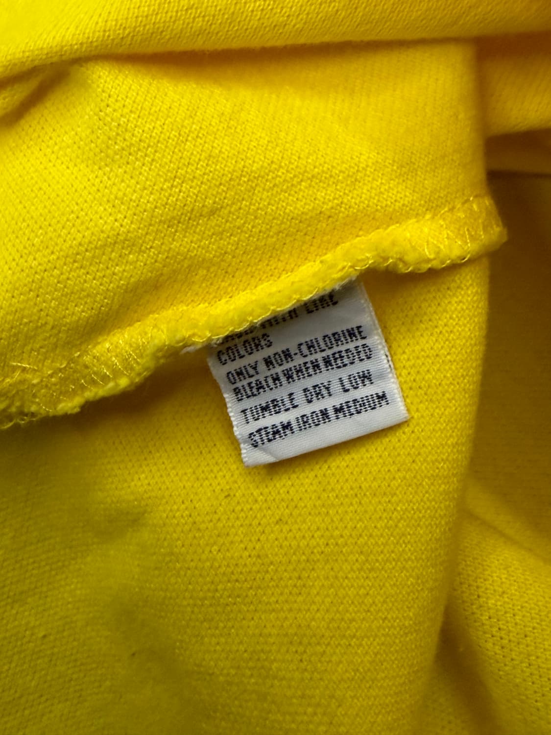 폴로 랄프로렌 빅포니 성조기 옐로우 럭비 셔츠 긴팔 상품이미지7