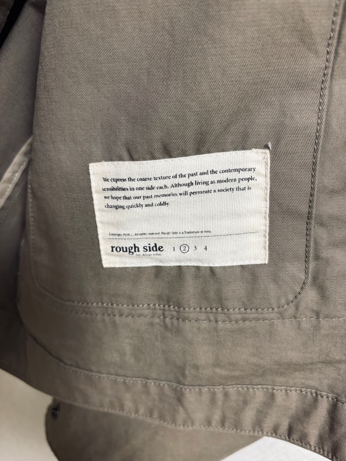 Rough Side 러프사이드 코튼 워크 자켓 M 상품이미지5