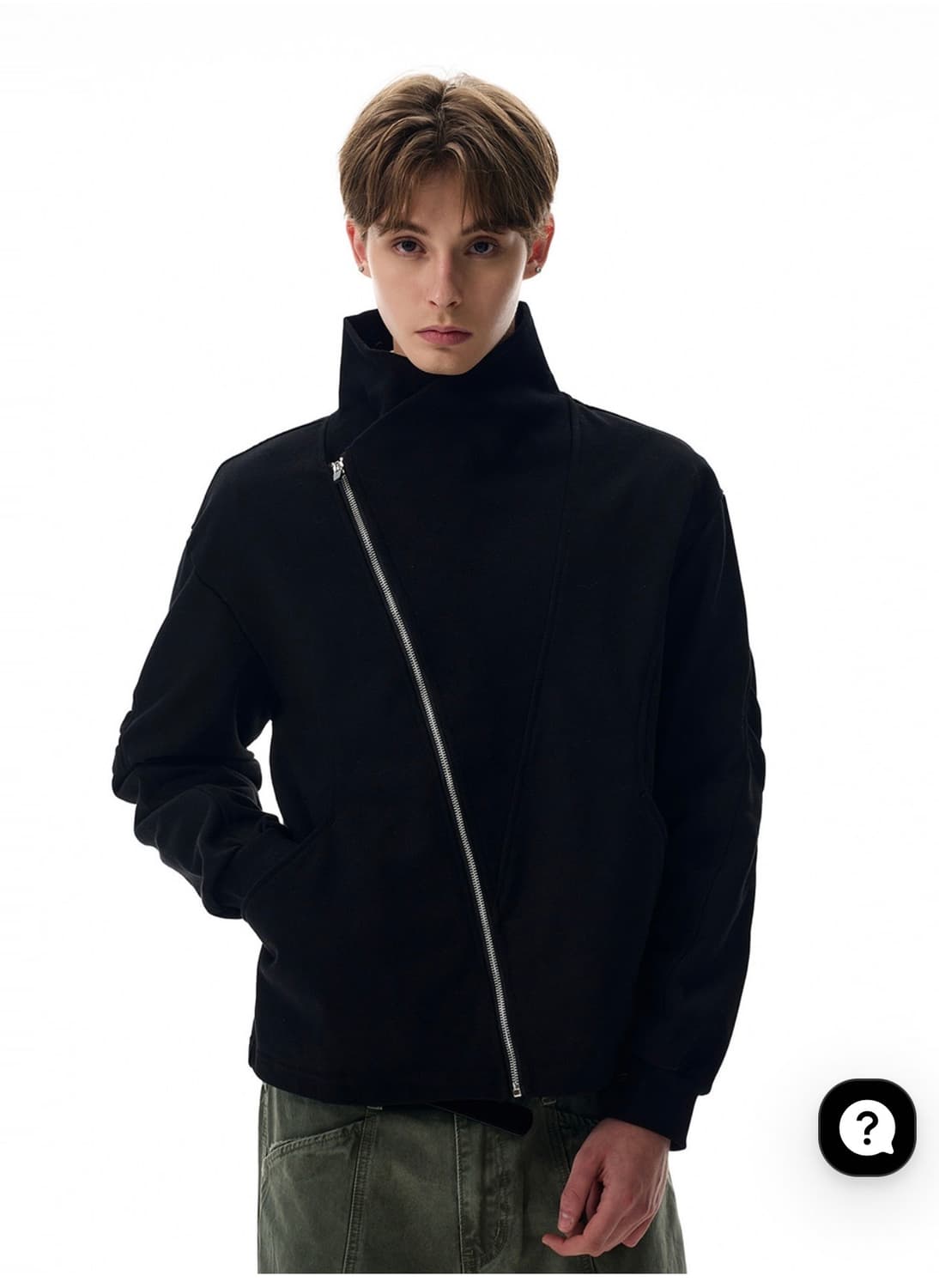 비엑세스 사선 집업 지켓 상품이미지1