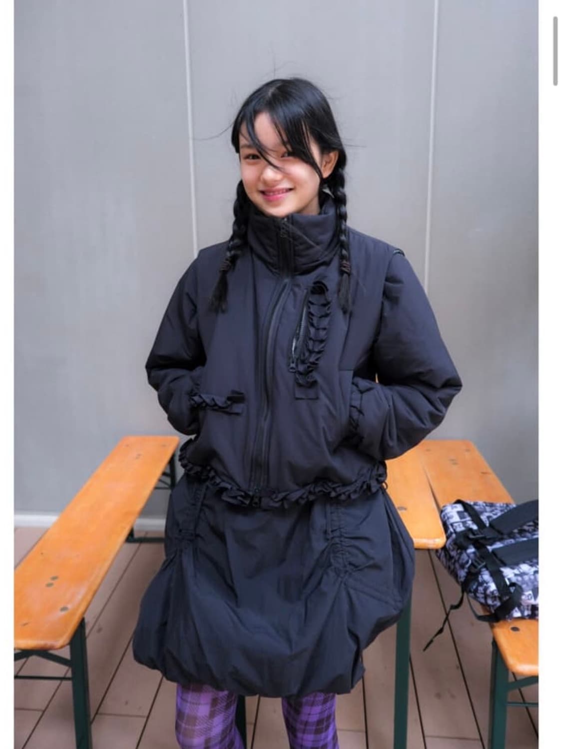 인앤양하모니 니코 패디드 자켓 블랙 상품이미지1