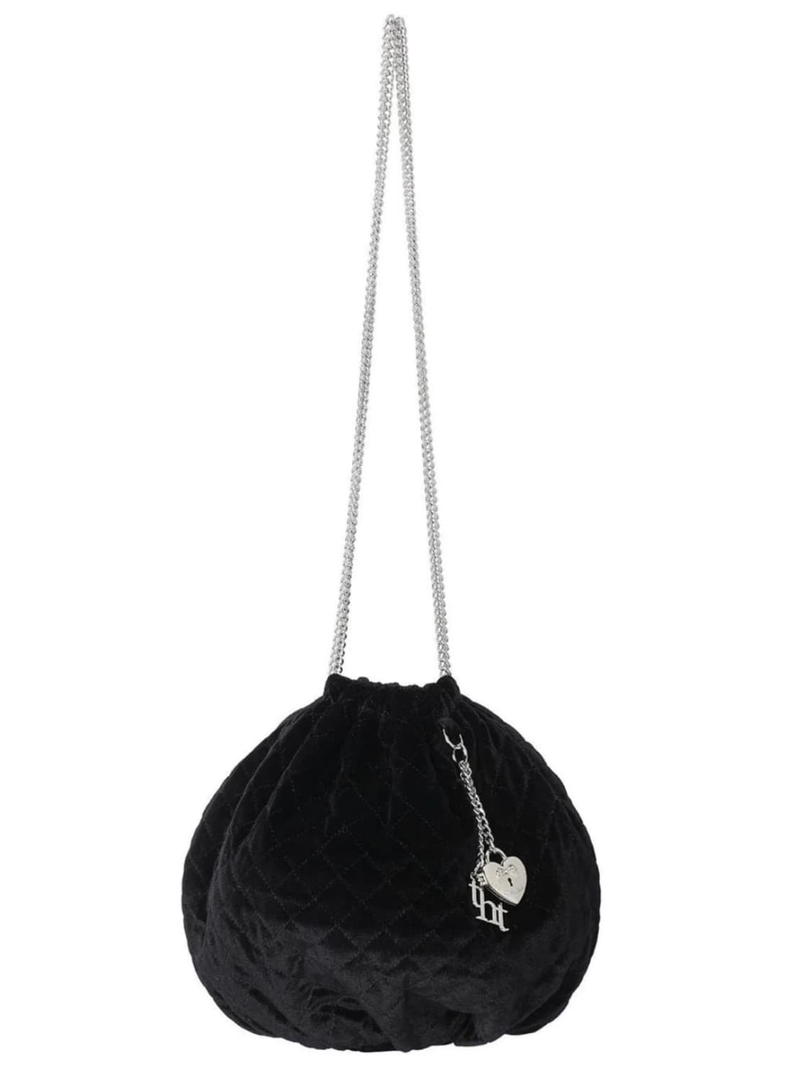 쓰리타임즈 와플 버킷백 블랙 상품이미지1