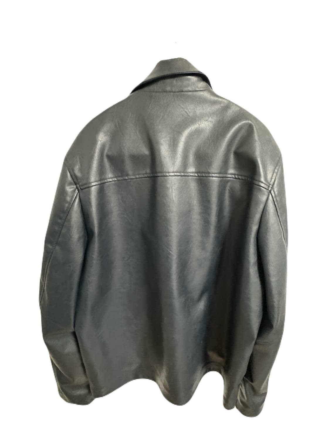 가죽 자켓 zara, 레더자켓, 네이비, 자라 상품이미지3