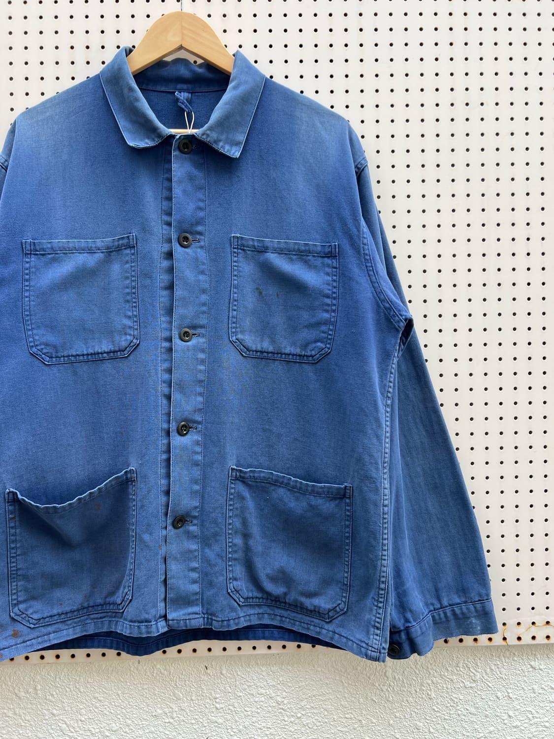 OLD VINTAGE HARD FADED HBT 프렌치헤링본워크자켓 상품이미지4