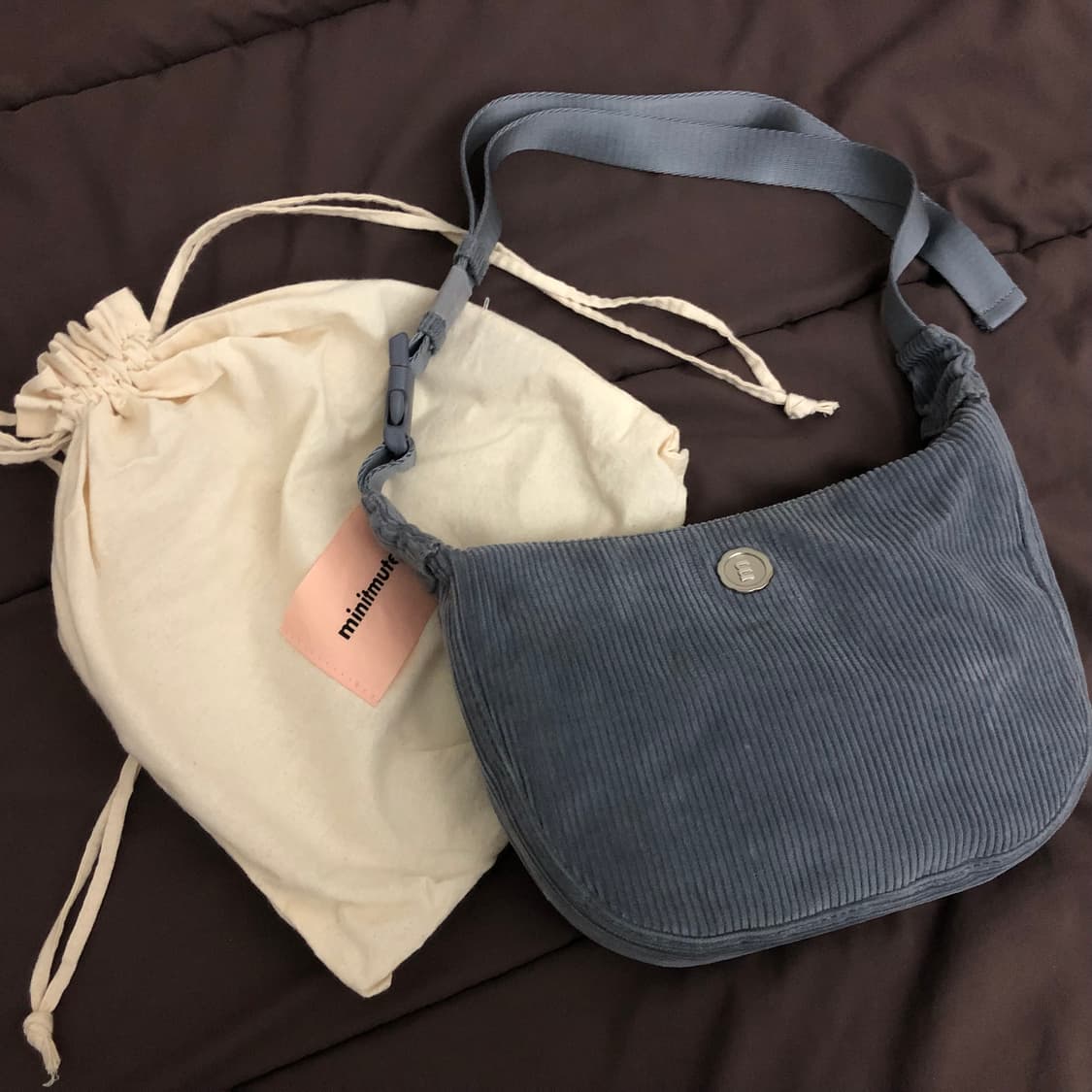 미닛뮤트 clo waist - corduroy blue 상품이미지1