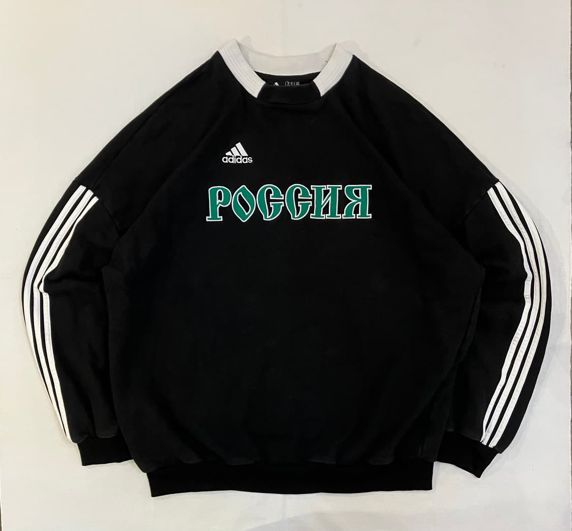 18FW 아디다스 X 고샤 맨투맨 스웻셔츠 블랙 상품이미지1