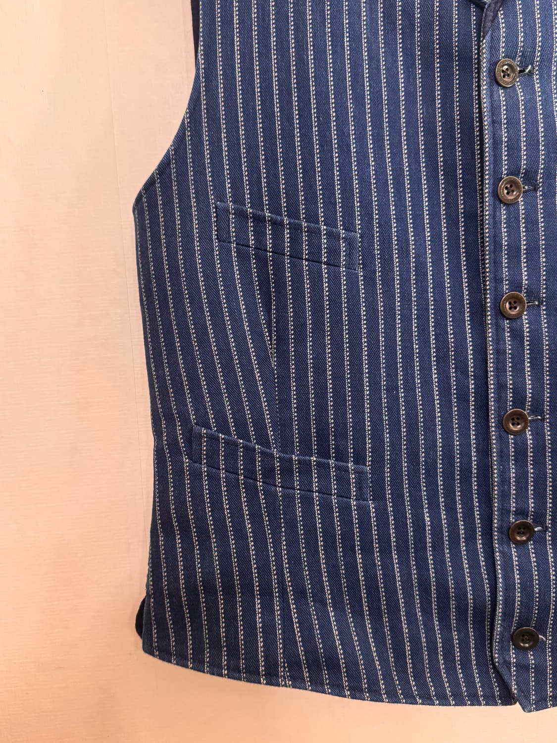 RRL 스트라이프 베스트 상품이미지3