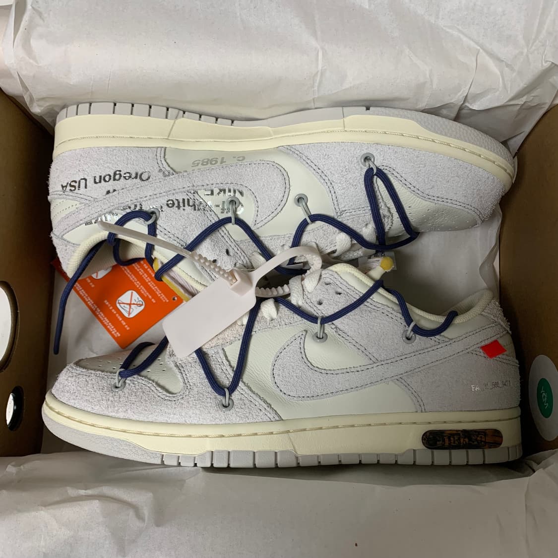 나이키 x 오프화이트 덩크 로우 더 50 - 로트 18 상품이미지2